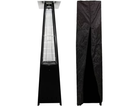 Fogão a Gás Stockholm HAPPY GARDEN 13Kw Steel Black com Capa Protectora