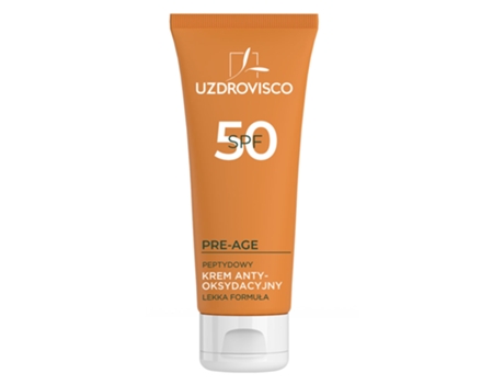 Advanced Spf 50 Antioxidant Peptide Cream For Protection Against Discoloration, 50 Ml Uzdrovisco