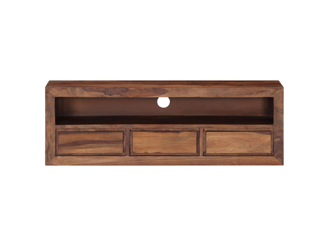 Móvel de Tv 120x30x40 Cm Madeira Acácia Maciça MAISON EXCLUSIVE