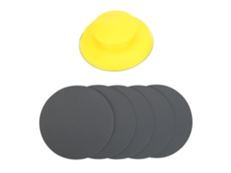 Bloco de Lixamento Manual com Fivelas 5 Polegadas e Discos de 1500 Grit | S/MARCA