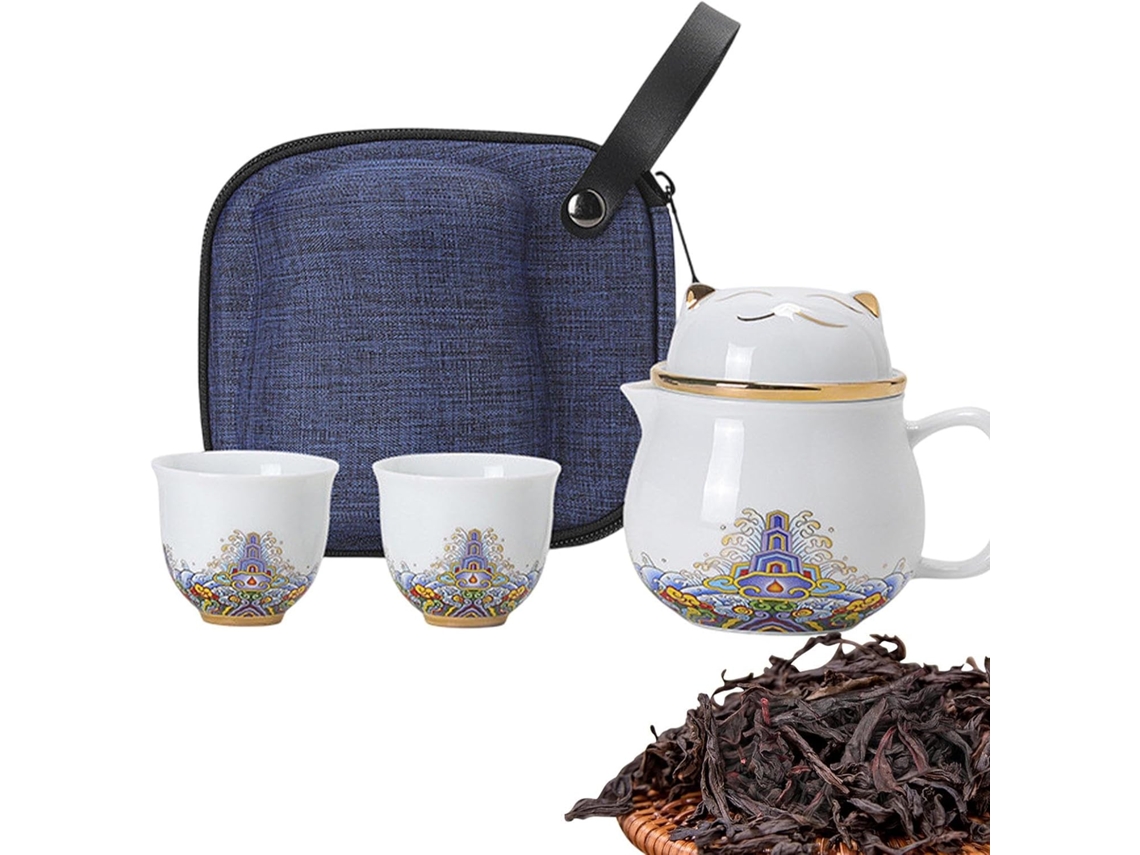 Conjunto Completo De Chá De Cerâmica Com Xícaras.