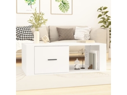Vidaxl Mesa De Centro 100x50,5x35 Cm Derivados De Madeira Branco