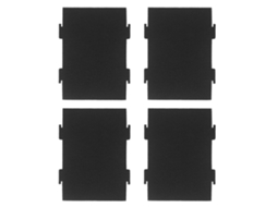 Folhas Filtro Carvão Ativado LAXISCREED para Micro ondas Wml55011 4un