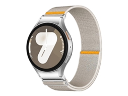 Pulseira De Nylon Elástica Ajustável Com Laço Único, Compatível Samsung Galaxy Watch Fe/ 7/ 6/ 5/ 4, Opção Contemporânea