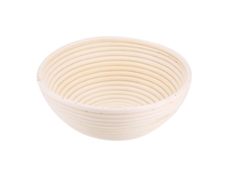 Cesto Banneton Para Pão Artesanal, Em Rattan Natural, 22 × 8 Cm, Para Massa Madre, Fermentação Natural E Padaria Doméstica