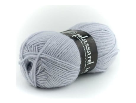 Novelo de lã Enxoval Plus 290 Cinza Especial Bebê - Plassard