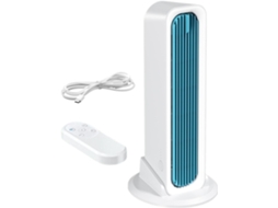 Ventilador Usb Recarregável, De Mesa Oscilante, Oscilante 5 Modos