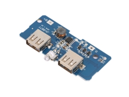 Laxiscreed Módulo De Bateria Lithium 18650 Com Conversor 3.7v Para 5v 2a E Led Boost