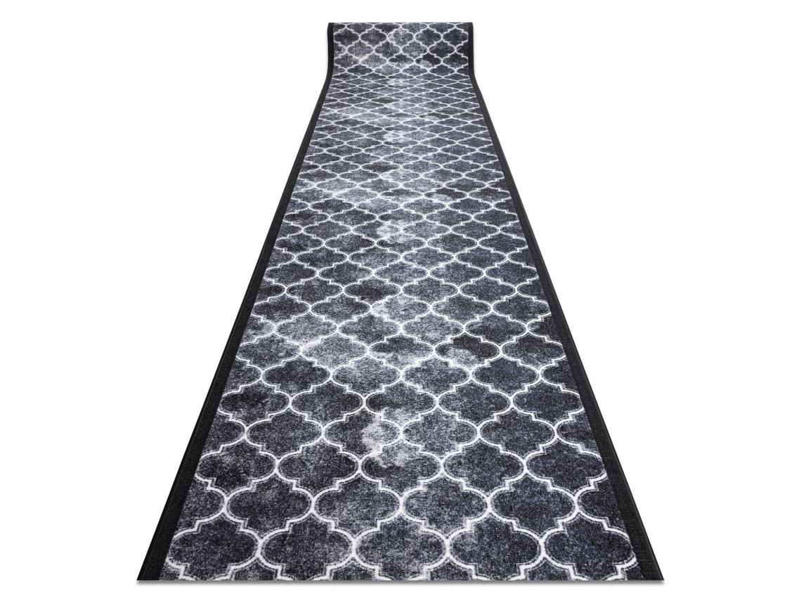 Passadeira Antiderrapante Clover Cinzento 67 cm
