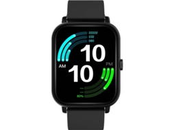 Smartwatch Ip67 À Prova Dágua 1.69 Ips Tecido Hd Música Walkman Monitor de Temperatura Corporal Vários Idiomas Preto Senha Bloco Bestvite