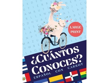 Livro Sopa De Letras En Español Para Adultos ¿cuántos Conoces? Spanish Word Search For Adults Large Print De Español Con Carrot (espanhol)