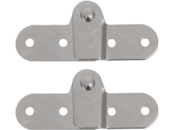 Toyvian Conjunto De 2 Dobradiças Reforçadas Para Mesas Dobráveis E Escadas Sótão Com Ajuste Ângulo Flexível