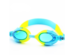 Óculos de Natação AQUAFORGE, infantis, lentes espelhadas coloridas, estojo