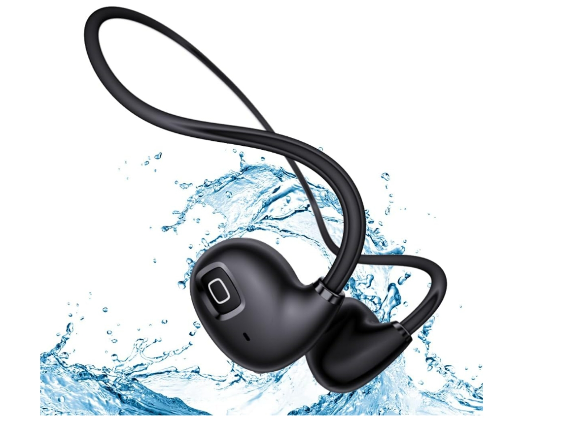Auriculares YIZHOOD True Wireless Bluetooth à Prova de Água Preto