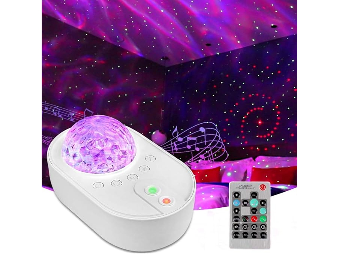 Projetor Oceano com Céu Estrelado, Galáxia, Luz Noturna AQUAFORGE
