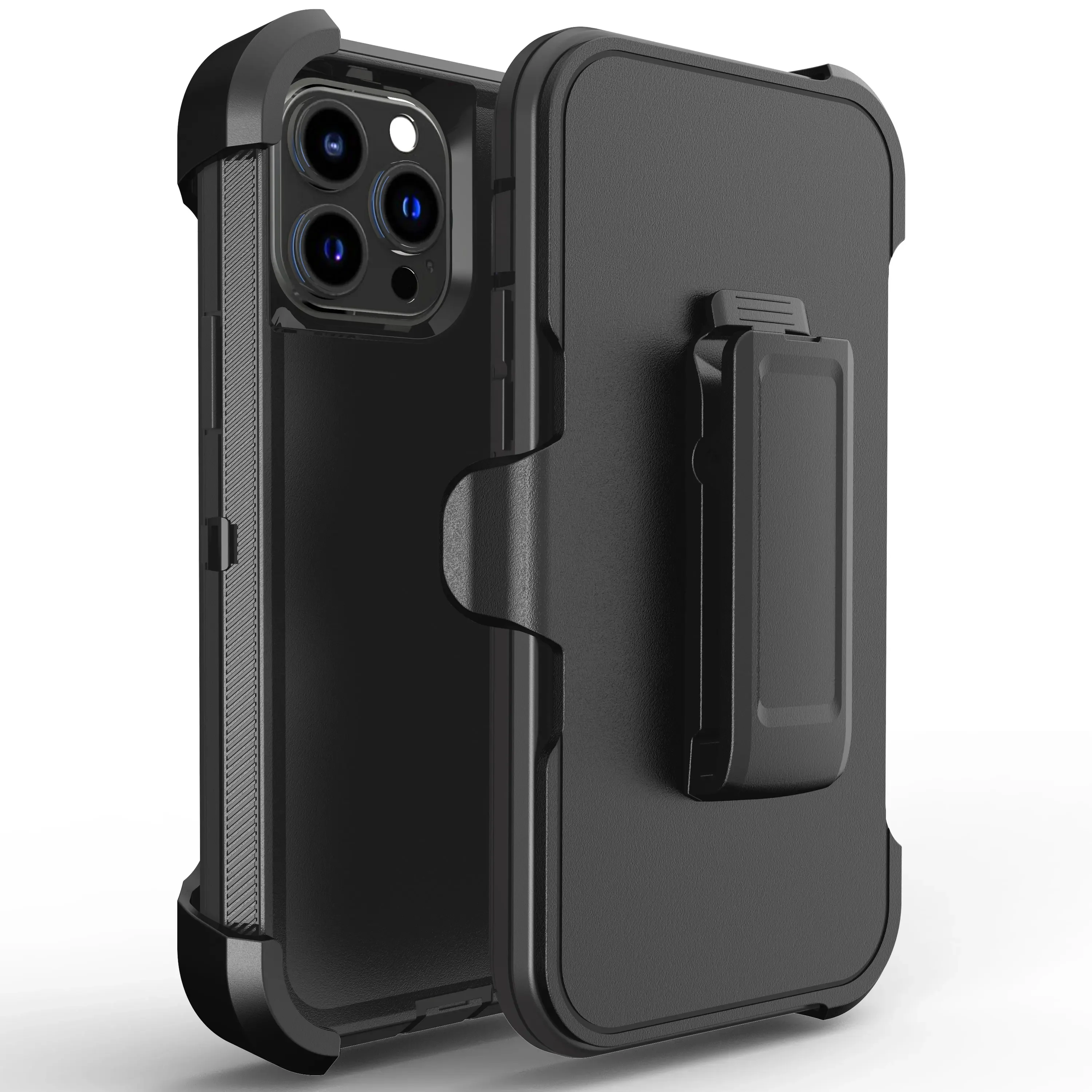 (preto, Iphone 12) Capa Para Celular, Estrutura Macia, Com Clipe Para Alça, Capa Protetora Rígida