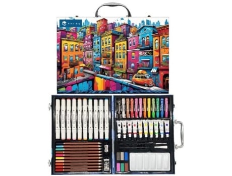 Livro Set Art Studio Artist Houses Con 53 Piezas De Desconocido (espanhol)