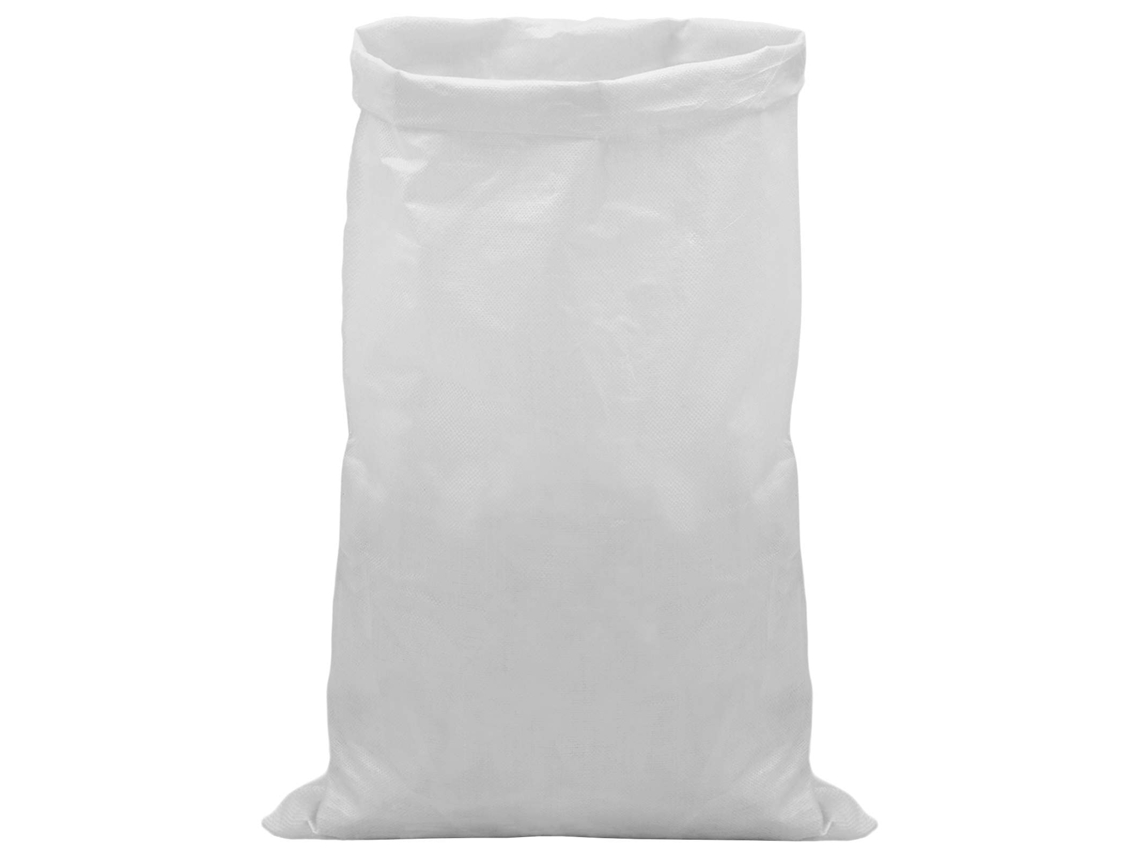 Vidaxl Sacos Woven 100 Pcs Branco 65 X 105 Cm Pp