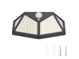 2026 lâmpada Solar Exterior Ipx65 Impermeável com Sensor de Movimento 3 Modos de Luz para Jardim e Corredor