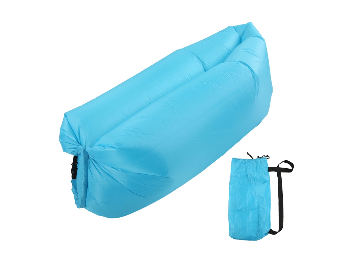 Sofá Aéreo Inflável Portátil para Camping Azul Céu