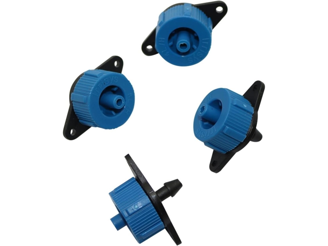 Bocal de Irrigação por Gotejamento para Jardim com Pressão Ajustável, Fluxo Constante, Destacável,