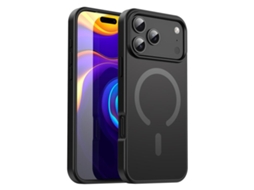 Capa Para Iphone 17 Pro Fanying Series Pc Híbrida Tpu Transparente Fosca Magsafe