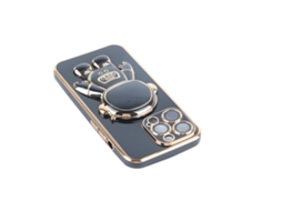 Capa de Telefone EOOCOO com suporte eletroplatado