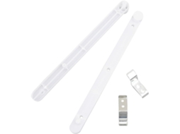 Trilho Oculto Para Porta De Armário Com Corrediças Basculantes, Branco
