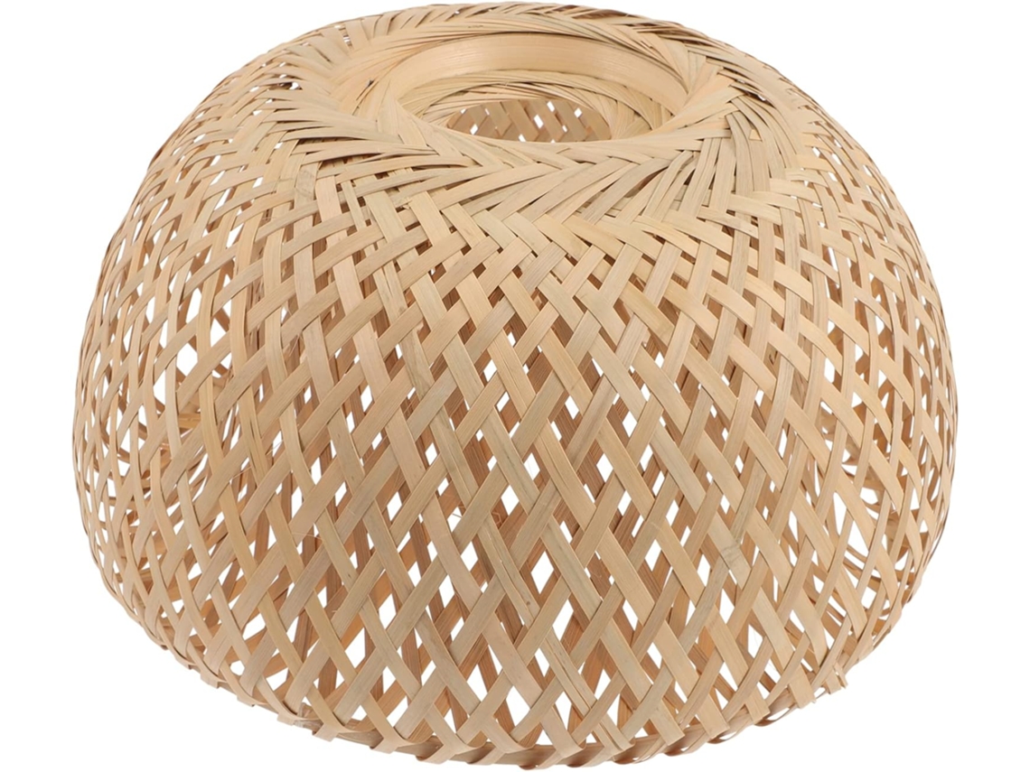 Luminária Pendente De Rattan Para Teto, Design Exclusivo, Sem Rebarbas, Leve.