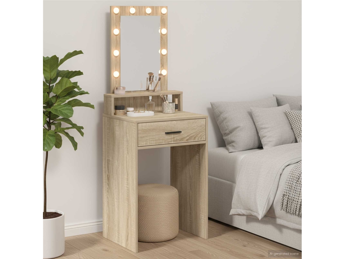 Vidaxl Mesa De Vestir Carvalho Sonoma 50 X 41 X 135 Cm