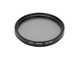 Filtro Cpl Polarizador Circular Ultra Fino De Vidro Óptico Multicamada Para Lentes De Câmera Com Estojo 49mm