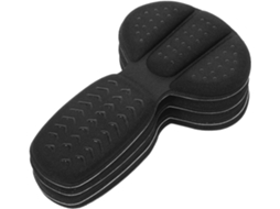 Palmilhas De Calcanhar Para Sapatos Femininos, 2 Pares, Pretas