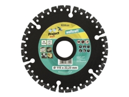 8334000 1 Disco De Corte De Diamante Pro Multi Ø 115 Mm Wolfcraft
