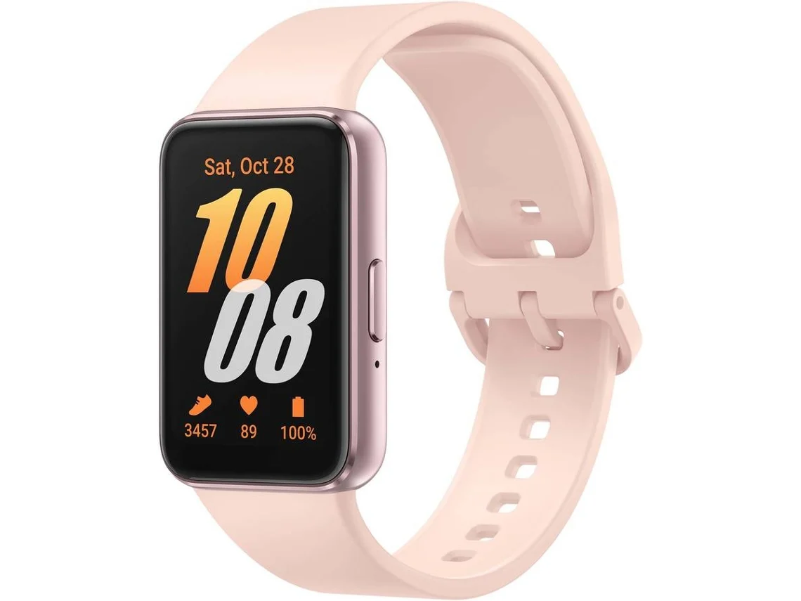 Pulseira Desportiva SAMSUNG Galaxy Fit 3 Rosa (Outlet Caixa Aberta)