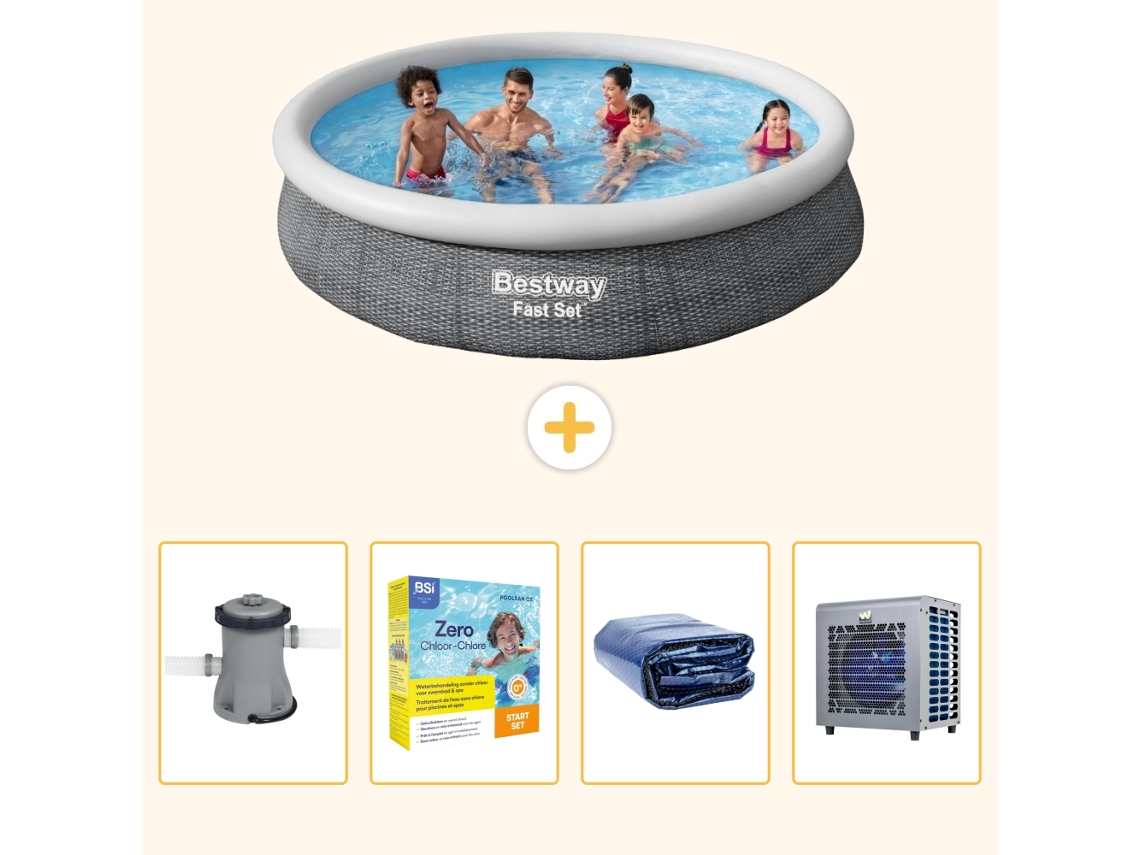 Bestway Piscina Bestway Fast Set Redonda - 366x76 Cm - 5-peças S331