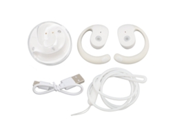 Fones de Ouvido TWS com condução óssea, longa duração, EOOCOO
