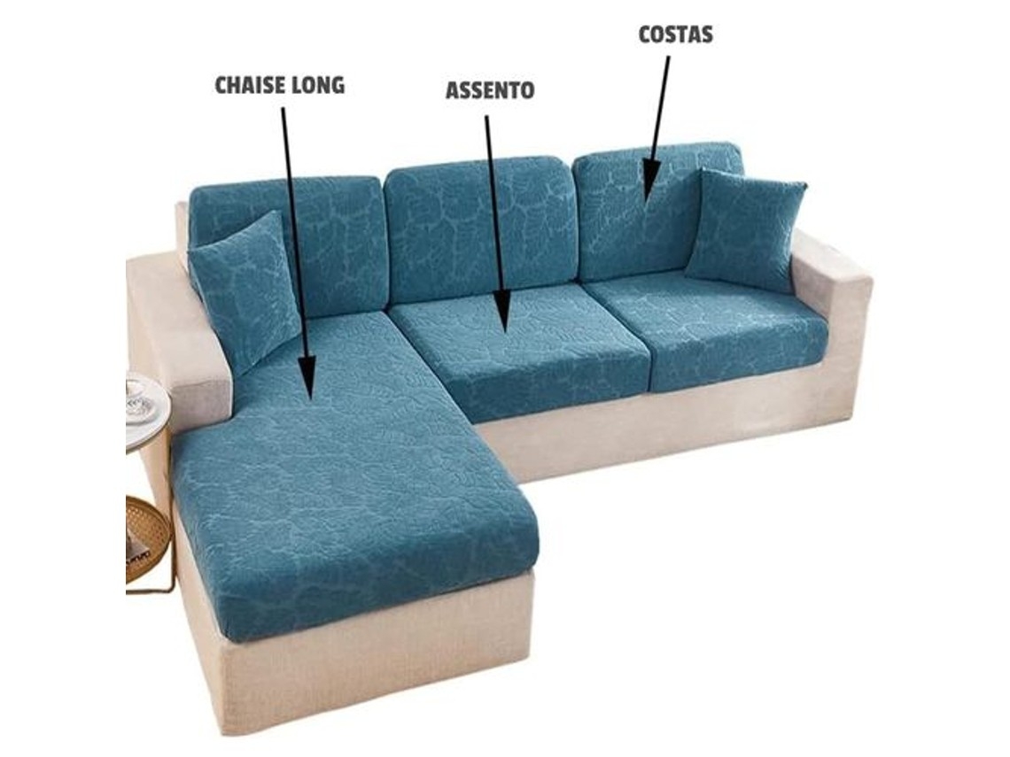 Embalagem Oem Para Capa De Sofá Azul
