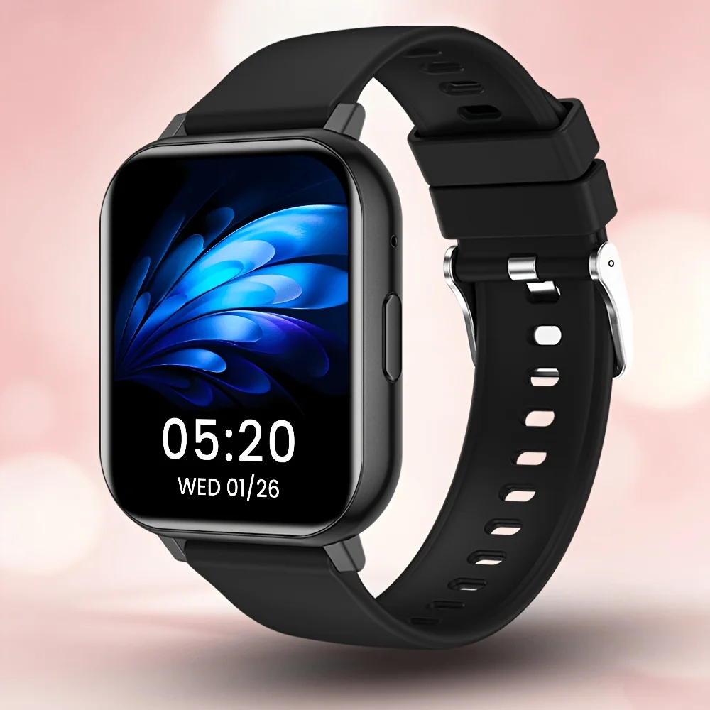 (preto) Relógio Inteligente Feminino Elegante E Minimalista, Compatível Com Chamadas Sem Fio.