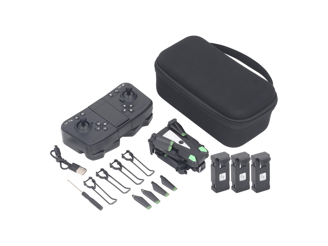 Drone Mini Para Niños Com Câmera Dual Hd Quadricóptero Rc Plegável Voo Trajetória Fotografia Gestos 3 Baterias