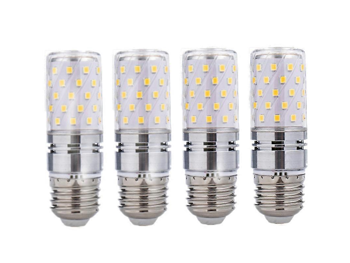 Rebe lâmpadas Led Milho E14/e27 12w Equivalente a 100w, 6000k/3000k/4000k, 1100lm, 360°, 4 Unidades, Economia de Energia E27 12w Luz Neutra