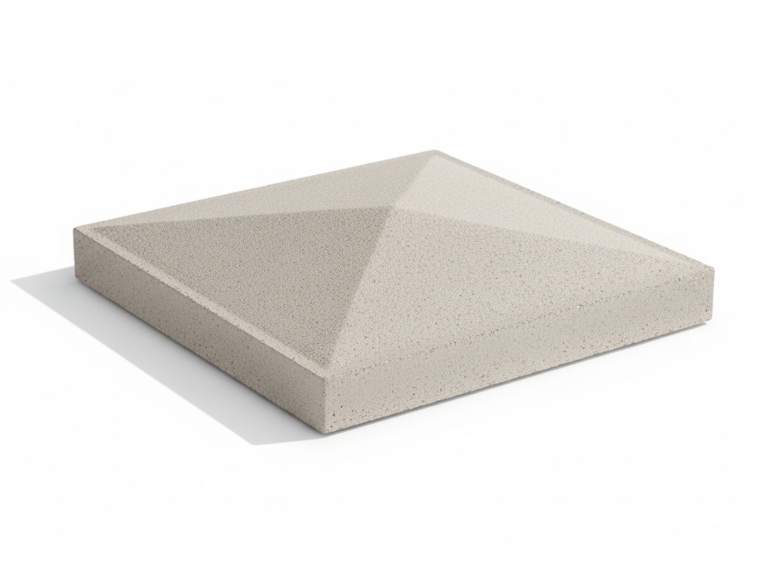 Cobre-pilares / Capitéis De Betão Cinzento / 39x39x19 Cm / Peça