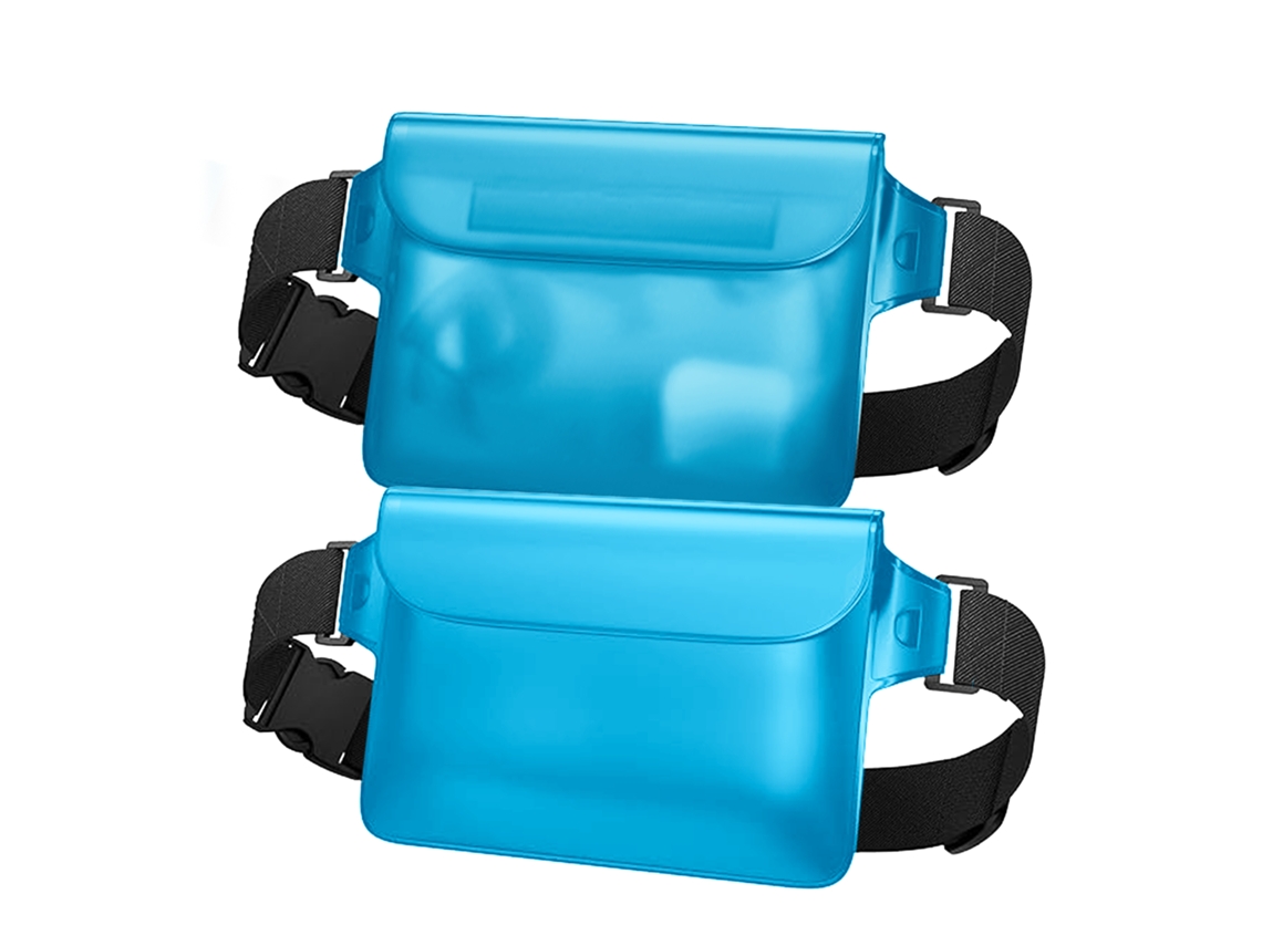 Pochete impermeável Ry, bolsa de cintura para corrida, bolsa seca de TPU à prova d'água com alça elástica na cintura, Slowmoose