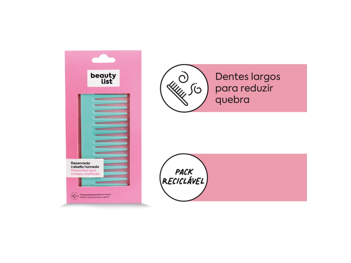 Pente de Desembaraçar Azul BEAUTY LIST