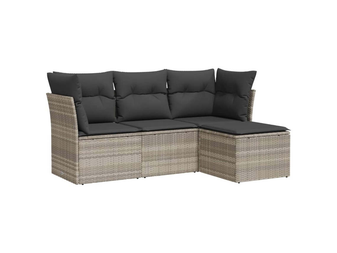 Garden Sofa Set, Garden Sofa Sets Vidaxl Cinzeto Rattan / Vime (n/a)