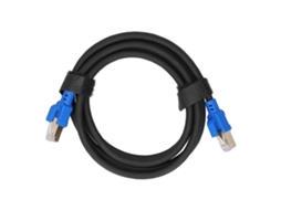 Aetheria cabo Ethernet Cat8 40gbps 2000mhz Rj45 Dourado Lan Wires 1.5m para Routers Hubs