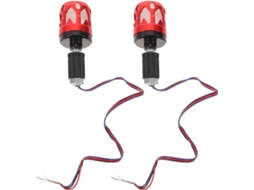 Tampas Guidão Universais Para Motocicletas Com Iluminação Led Integrada.