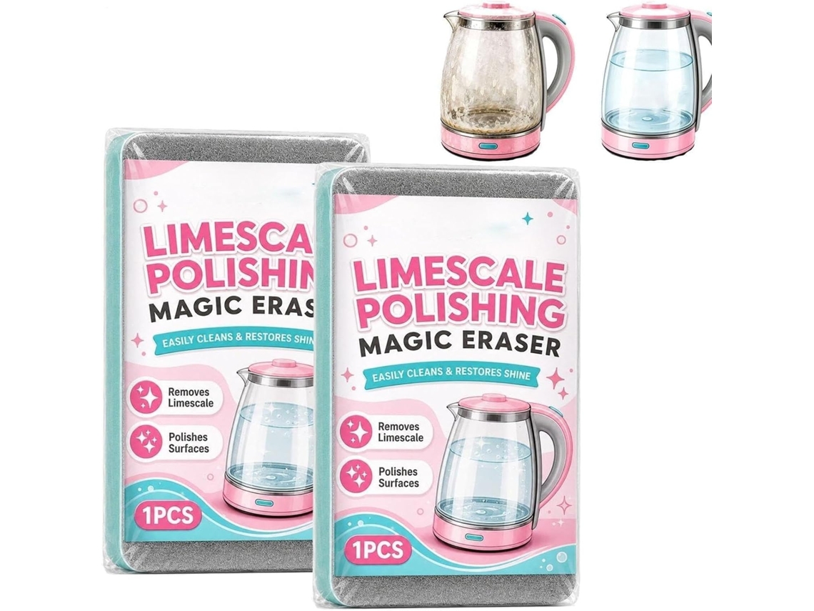 2 Esponjas Removedora De Calcário Com Design Funcional Para Cozinha