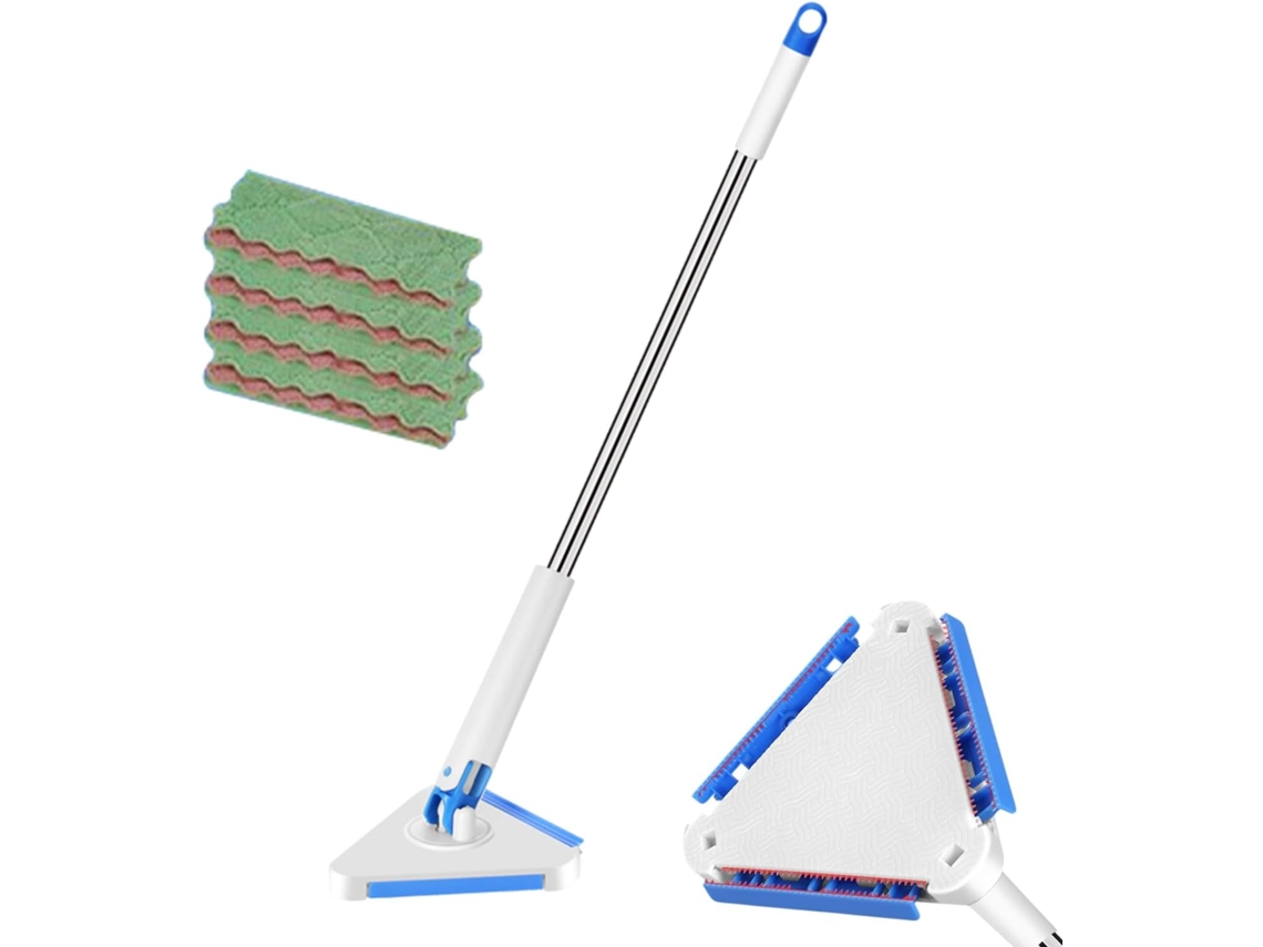 Vassoura De Chão Com Cabo De 120 Cm, Ferramenta Versátil Para Limpeza E Esfregação.