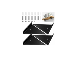 Suporte Triangular Para Prateleira, 4 Unidades, Ferro, Reforçado, Para Parede, 6 Polegadas