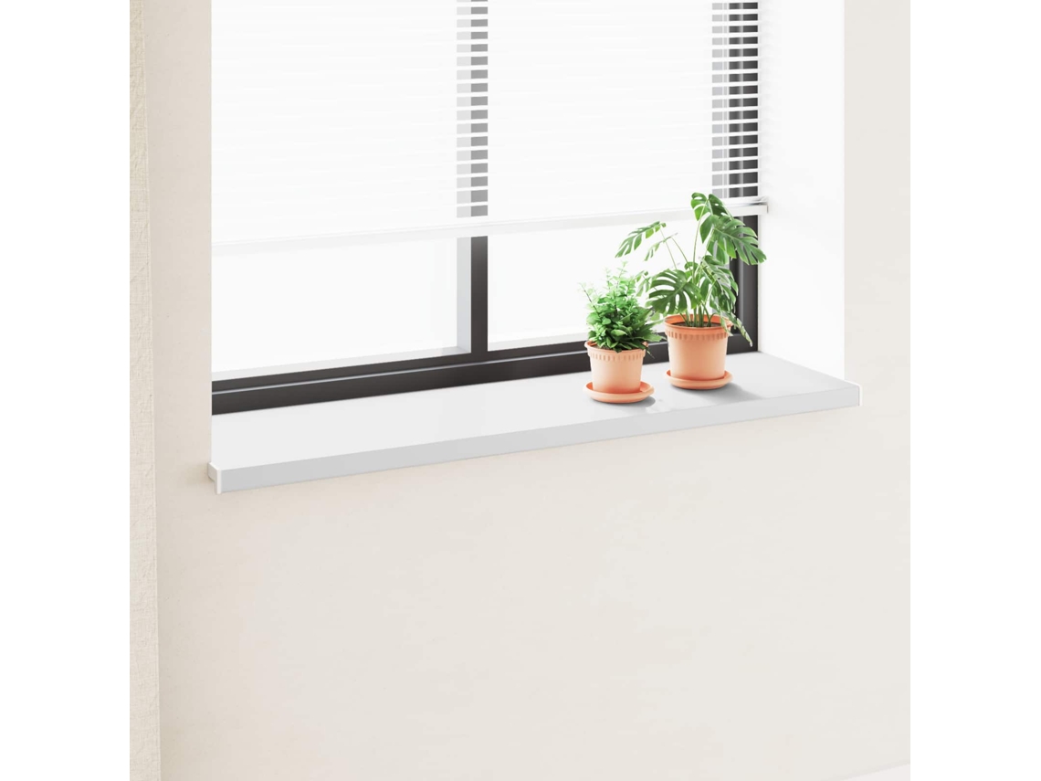 Vidaxl Soleira De Janela Branco 160 X 40 X 4,5 Cm Pvc